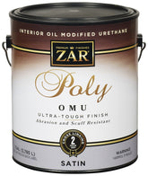 ZAR 36213 Polyurethane, Liquid, Milky Clear, 1 gal, Can